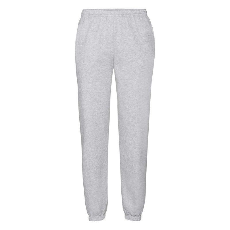 Fruit Of The Loom Mens 70/30 Elasticated Jog Pants /Jogging Bottoms / Heather G